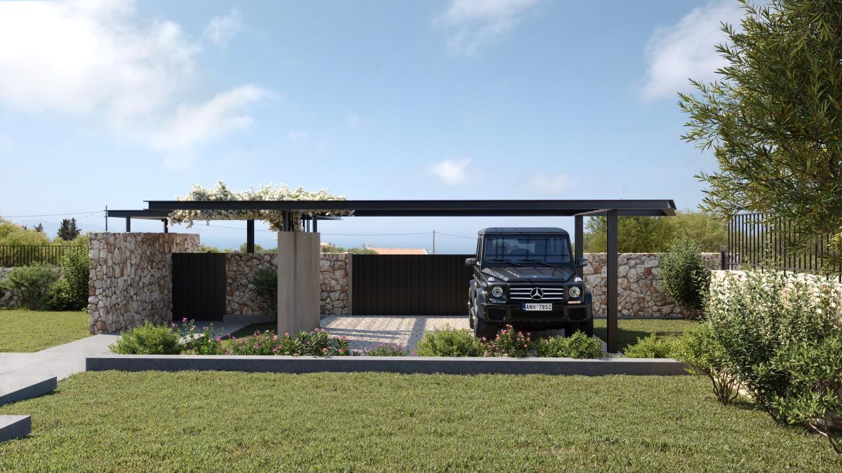vila kefalonia parking