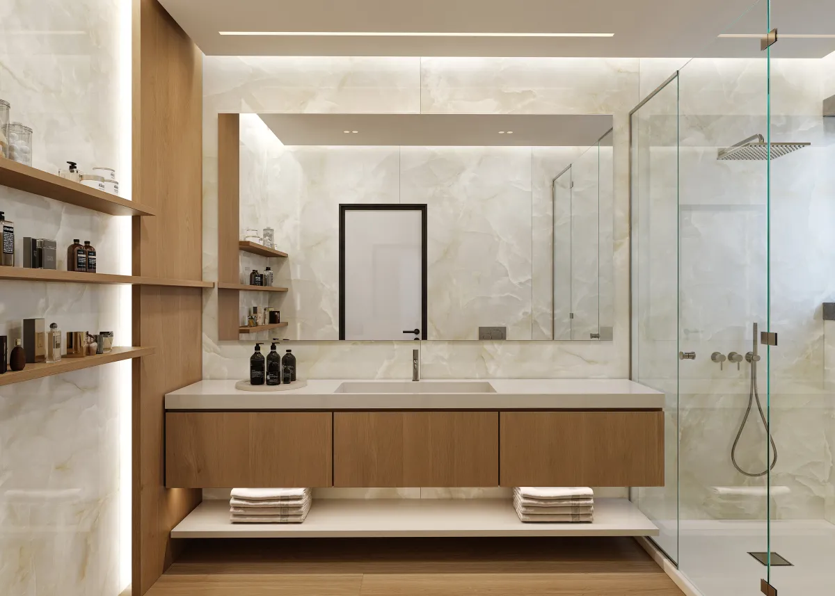 villa kefalonia bathroom